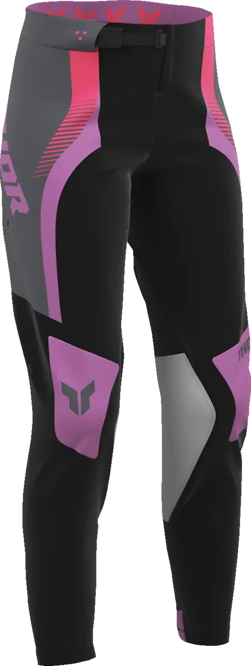 PANT WMN SPORTMODE VELOCITY BLK/ORCH 1/2