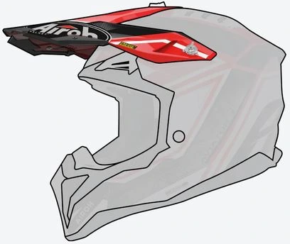 Airoh Aviator 3 Peak League red gloss