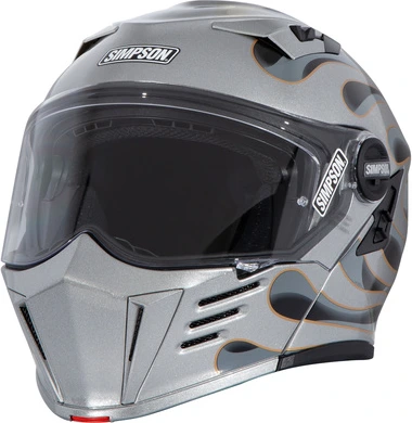 SIMPSON Helmet Darksome Wildfire Grey, S
