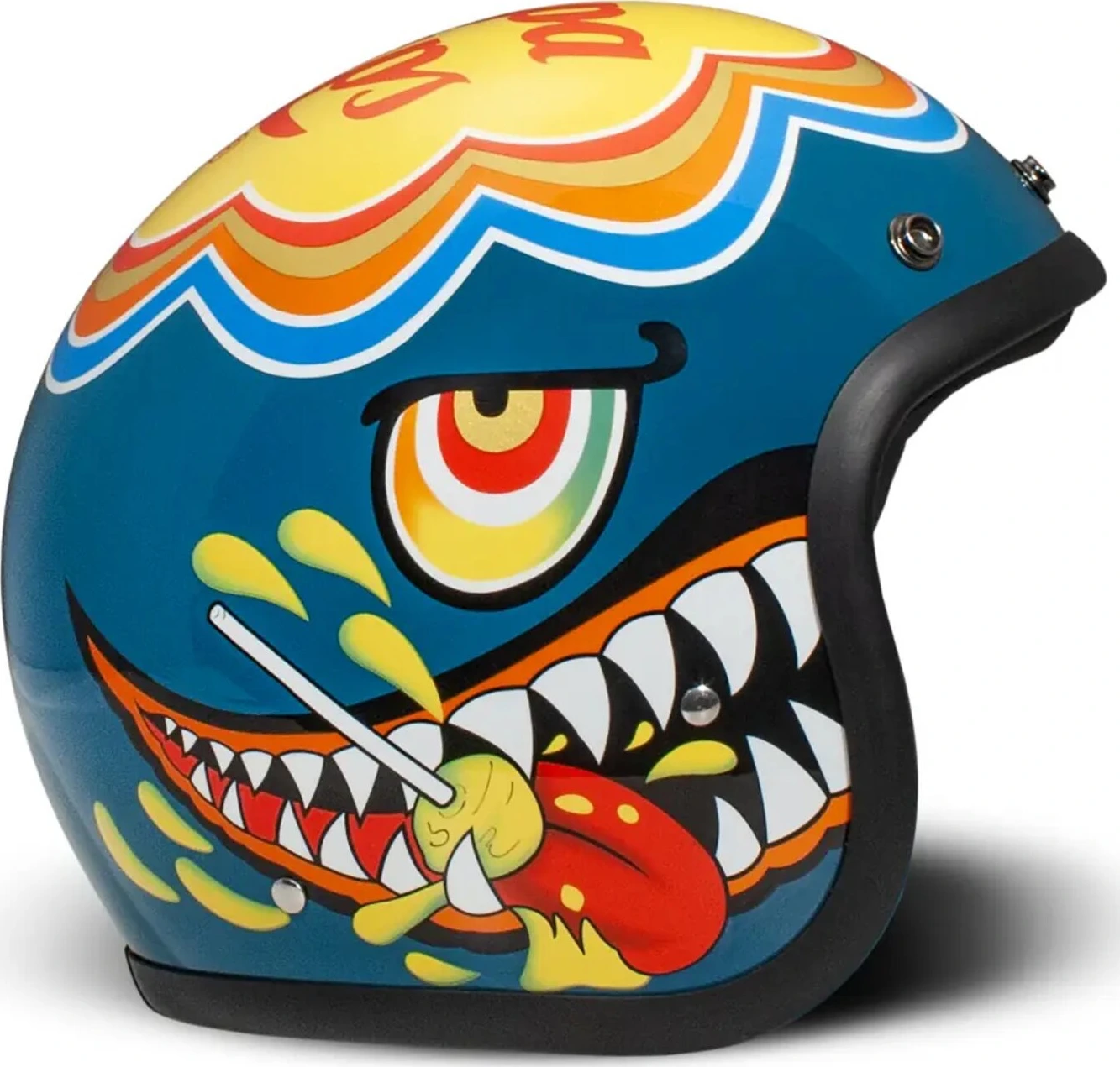 DMD Retro helmet Lollipop, Black, L, Graphic