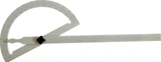 MIB, steel protractor. 0-180 degrees
