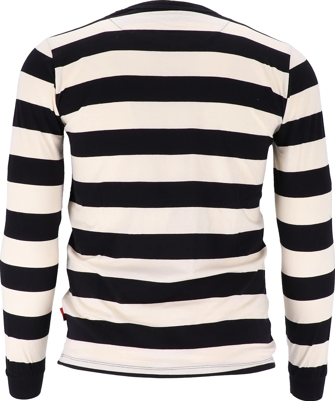 13 1/2 Behind Bars long sleeve, white, Black, S