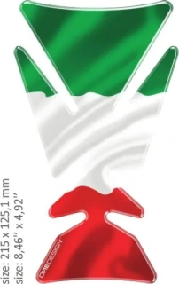TANK PAD ITALIAN FLAG