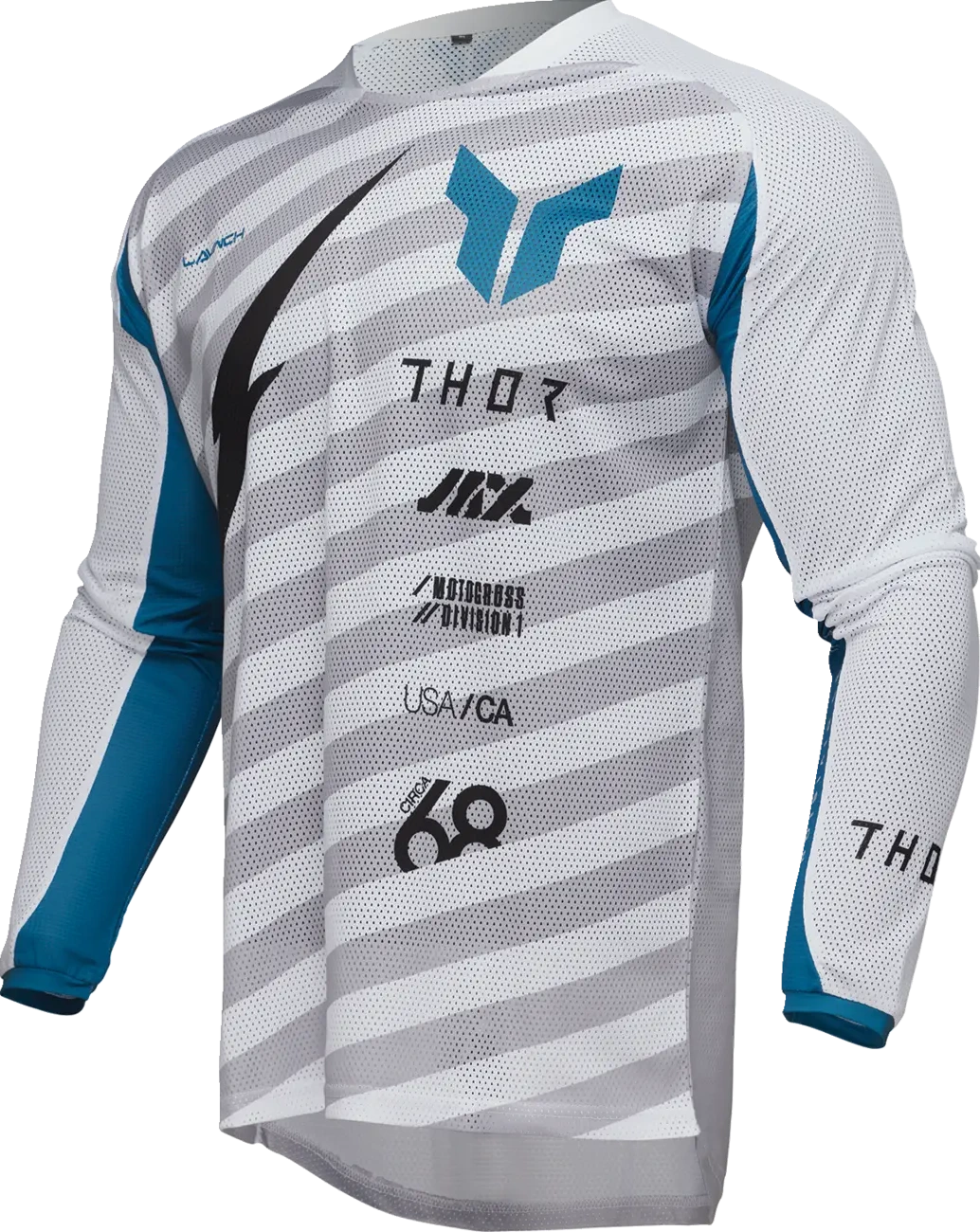 JERSEY LAUNCH RAID WH/GY SM