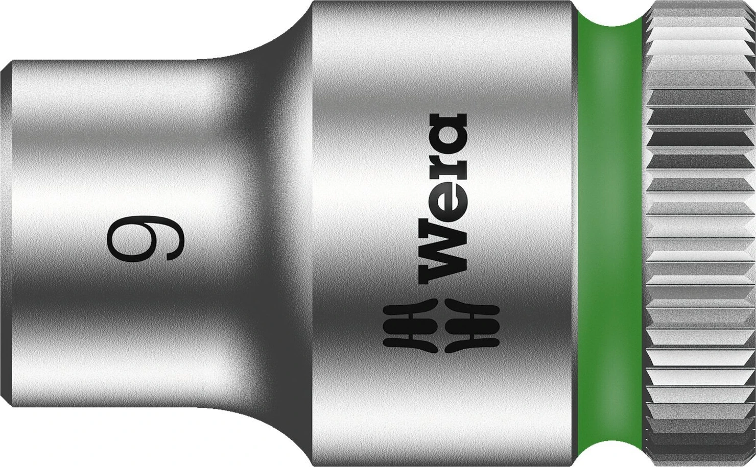 Wera Zyklop 3/8" socket - Metric 9.0, 9 mm, Chrome