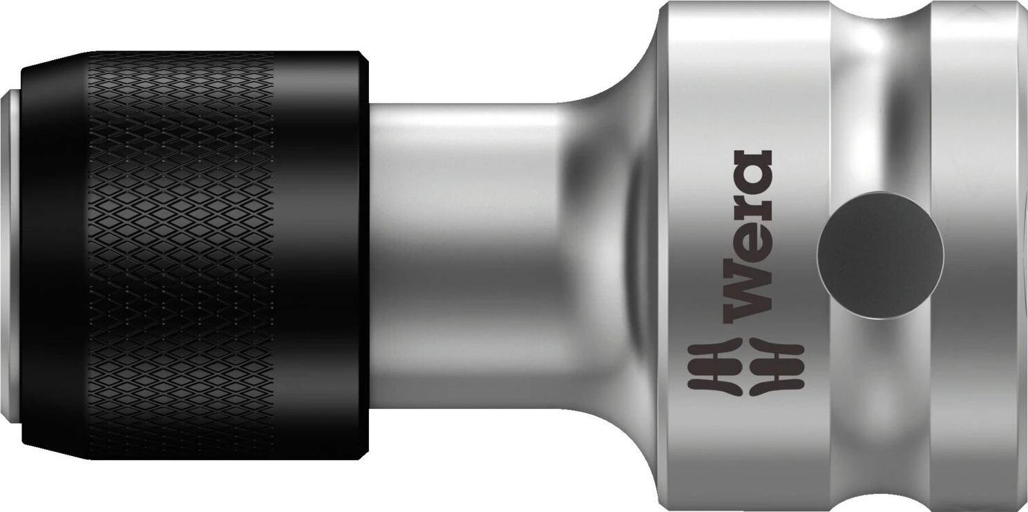 Wera Zyklop 1/2" bit adapter socket, 50 mm, Brushed