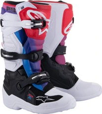 Alpinestars Saapas Tech 7s Nuorten WHITE BLACK RAINBOW