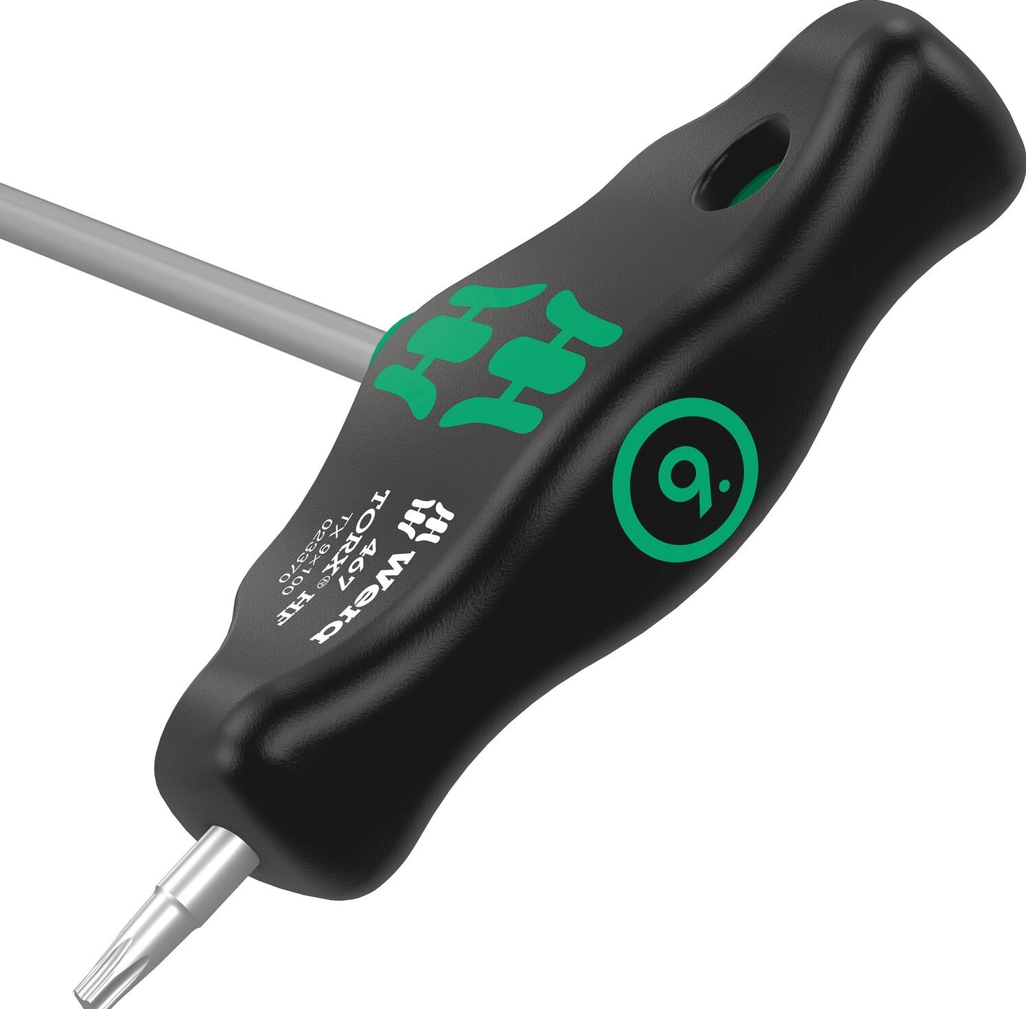 Wera HF T-rankena TX9 Torx® atsuktuvas serija 467, juoda, chromuota, 100 mm