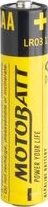 Motobatt LR03/AAA 1.5V šarminė baterija (4 vnt.)