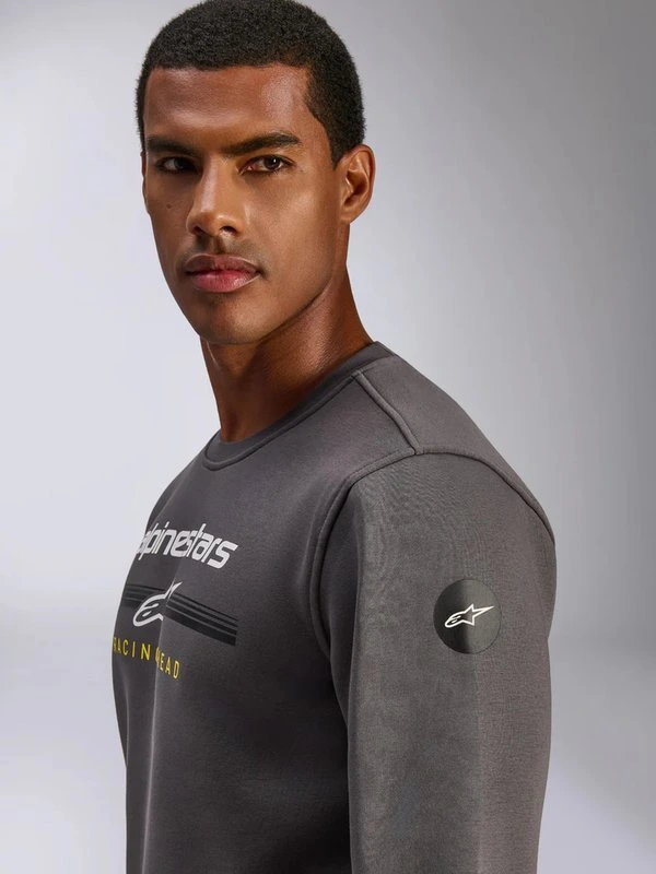 Alpinestars Fleece Bettern Crew Charcoal, XXL