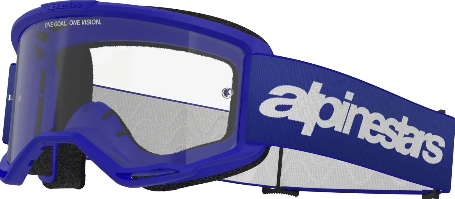 GOGGLE VISION 3 WORDMARK BLUE CLEAR