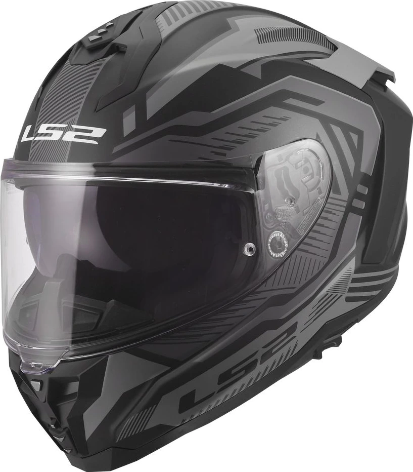 LS2 FF817 CHALLENGER II DRAVIX Helmet - Grey, 2XL