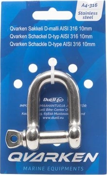 Qvarken D-Shackle AISI 316 5mm