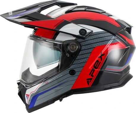 APEX Helmet AT300 Everest white/red/blue S