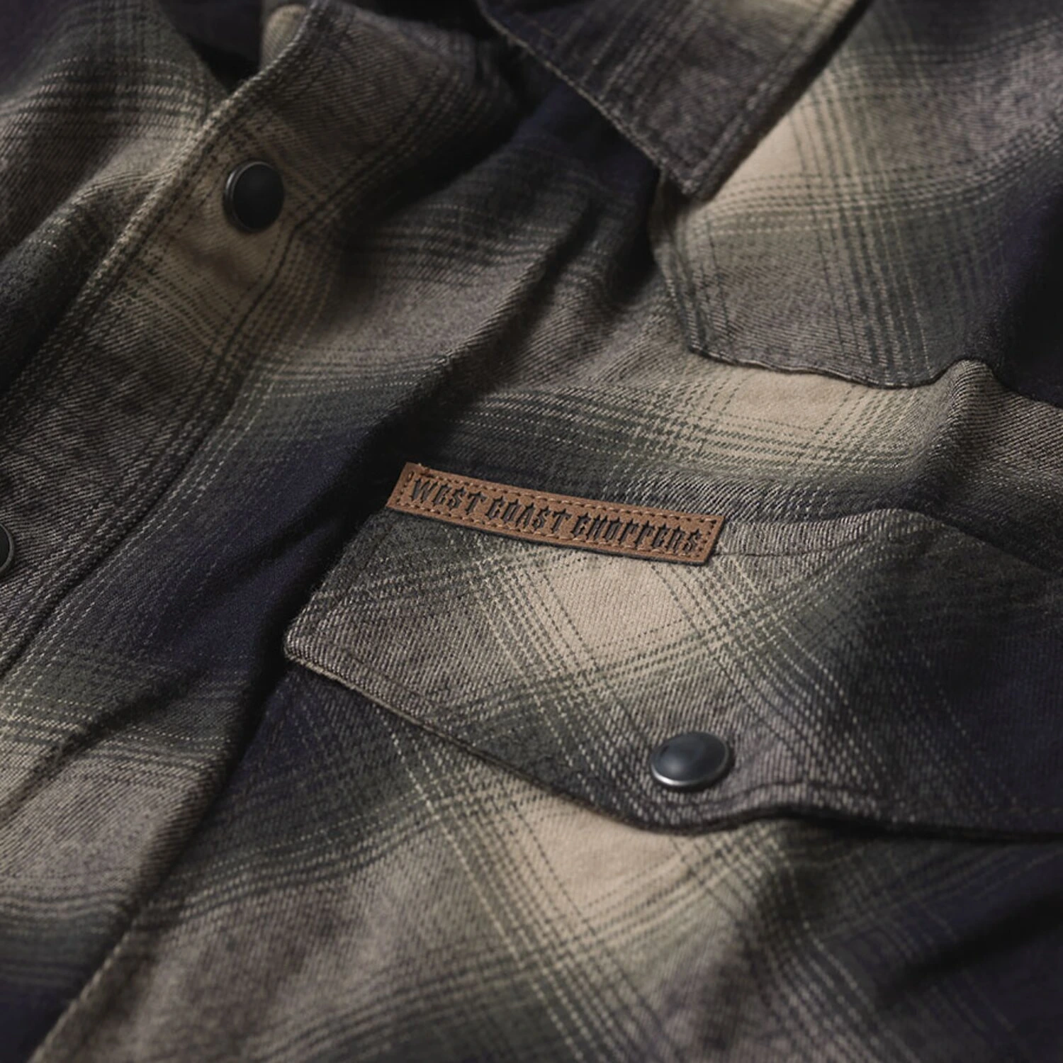 WCC Outlaw Flannel shirt, olive, Beige, S