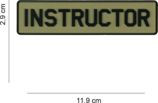 Army Surplus Patch 3D PVC Instructor