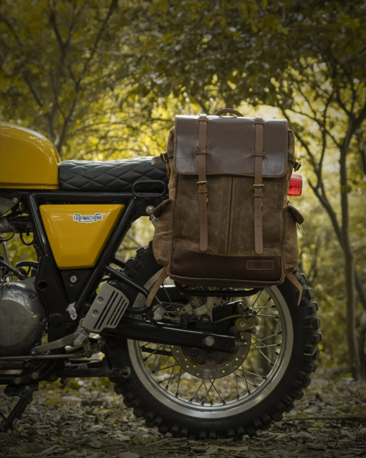 Trip Machine Rambler backpack bag, tobacco brown