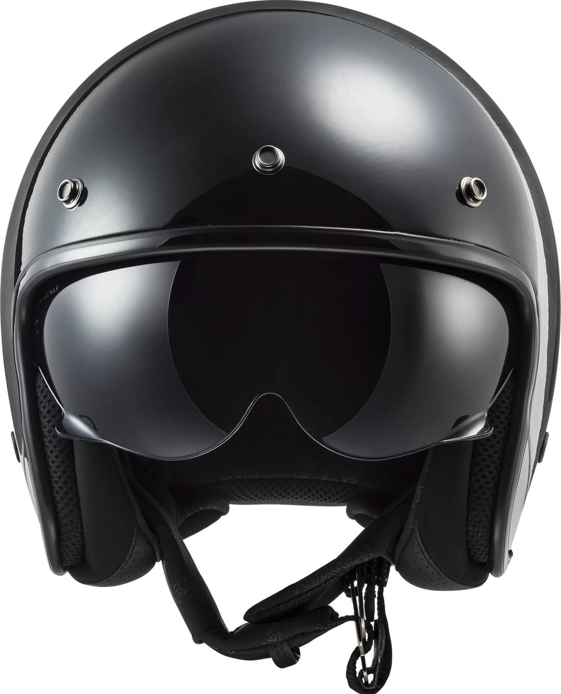 LS2 Bob II Lines helmet lines, Black, XS, Gloss