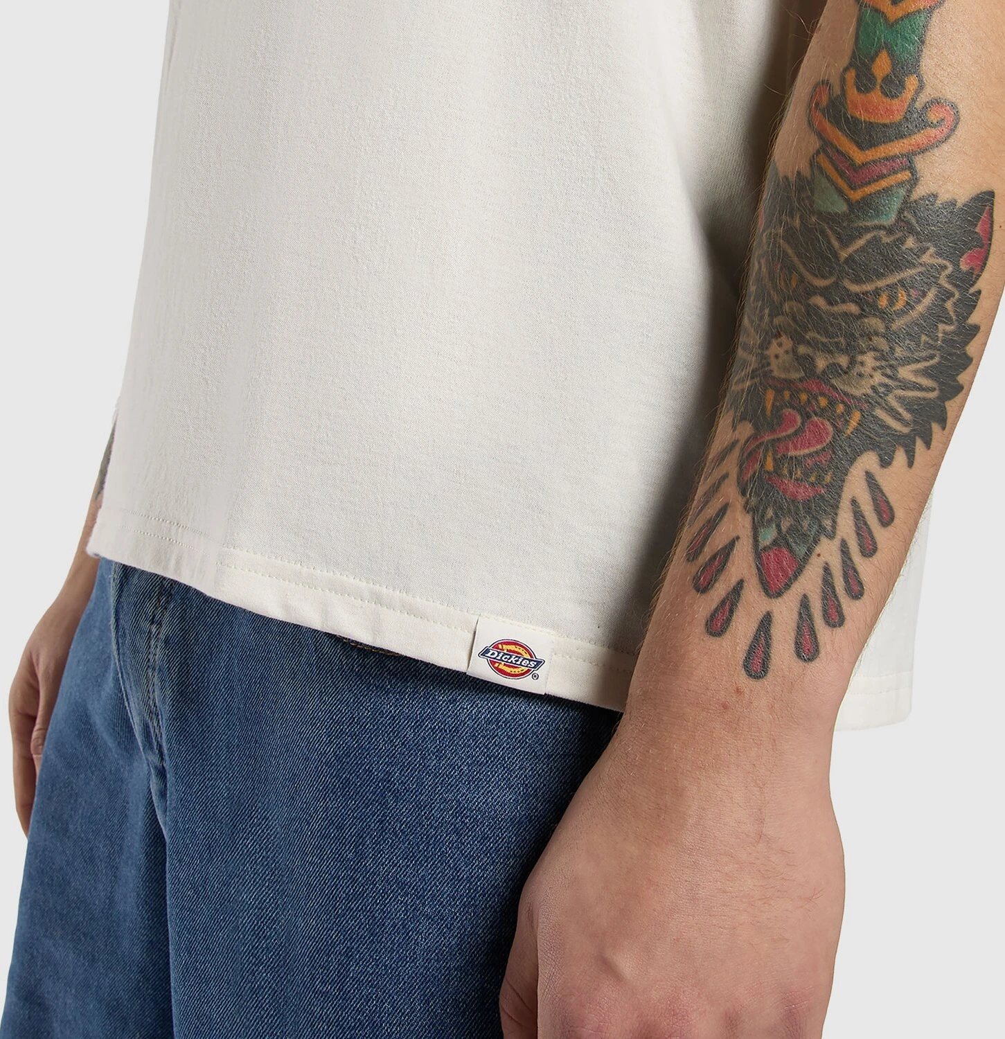 Dickies Lewistown Embro t-shirt, egret White, 2XL