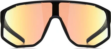 Spect Red Bull Dash Pro Sunglasses Soft Black w Photochromic Blue Mirror lens