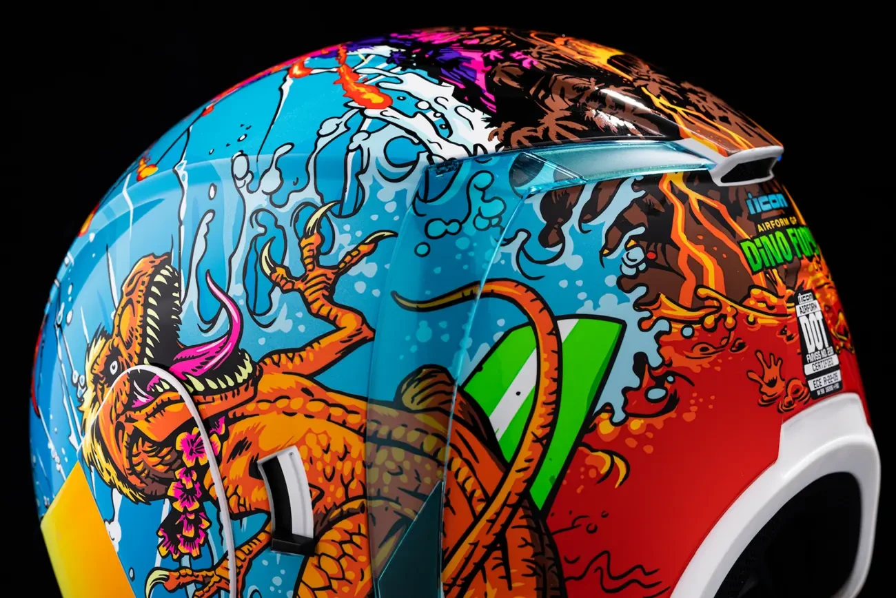HELMET AIRFORM DINO FURY BLUE SM