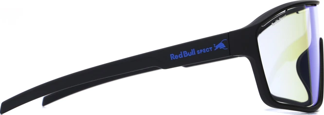 Spect Red Bull Daft Pro Sunglasses Soft Black w Photochromic Blue Mirror lens