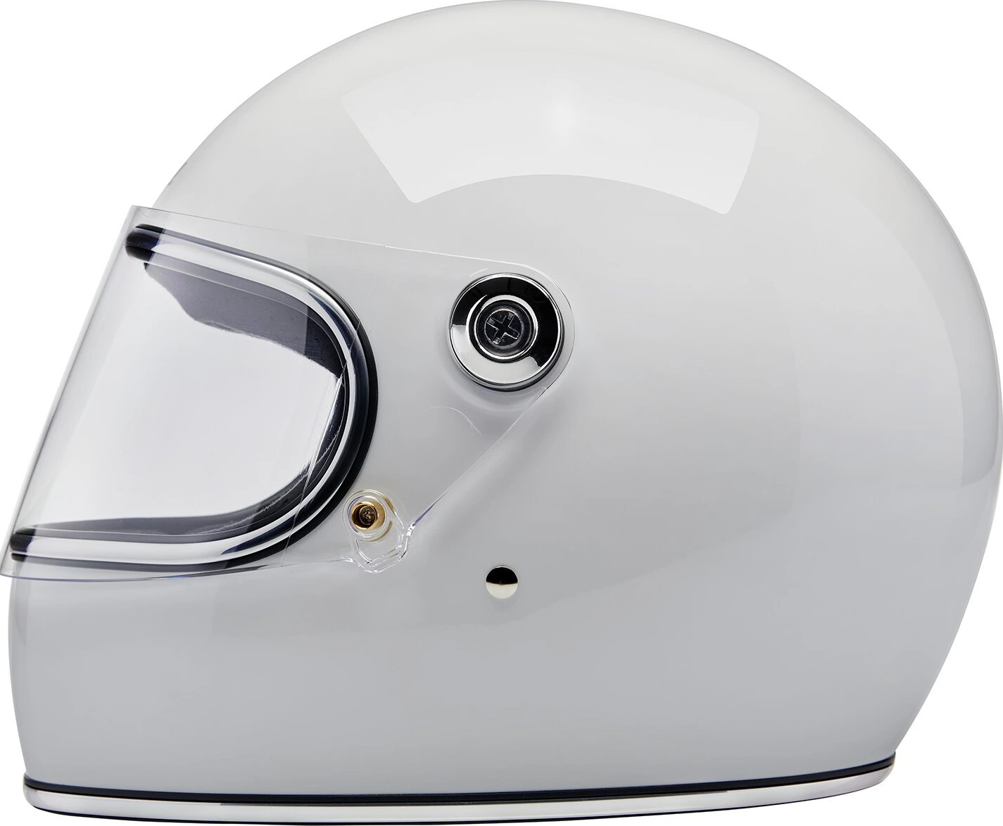 Biltwell Gringo S helmet, White, XS, Gloss