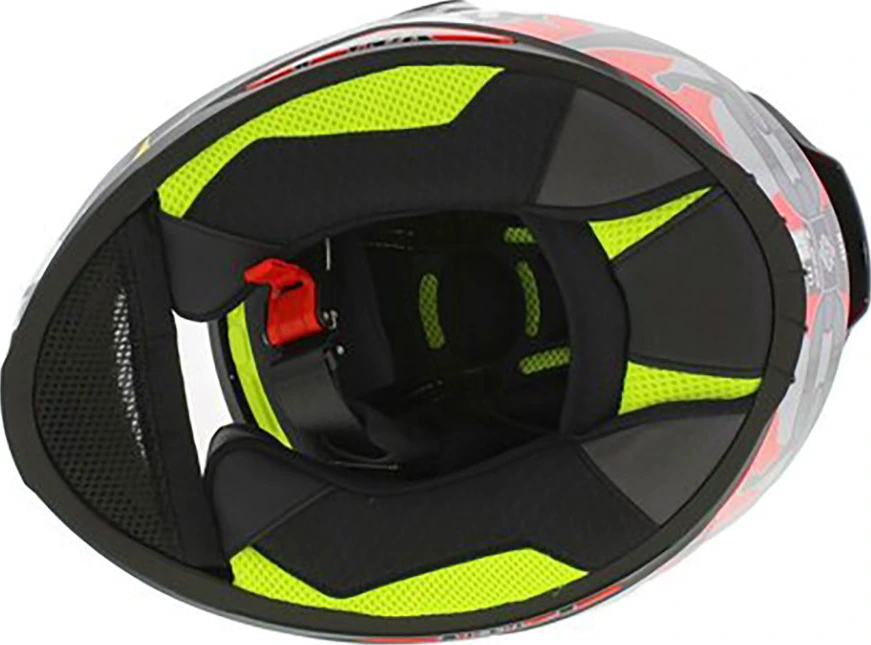 LS2 FF812 KID PUNK helmet - Grey Red, S