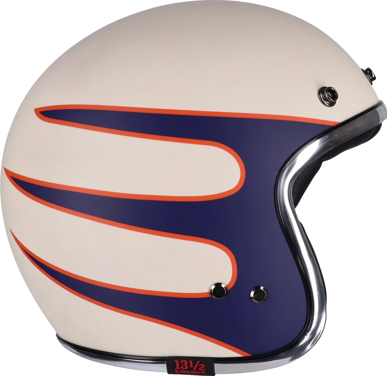 13 1/2 Skull bucket helmet, superior vintage White, White, XL, Matte