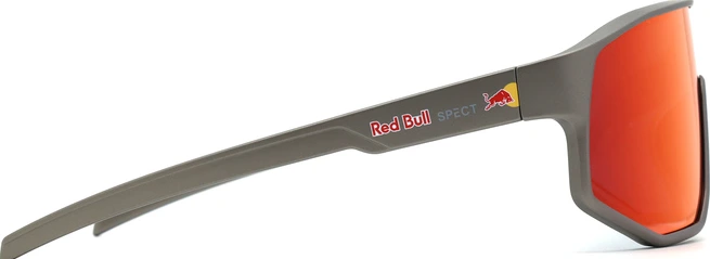 Spect Red Bull Dash Sunglasses Matt Metal Grey w Blue/Red/Purple Mirror lens