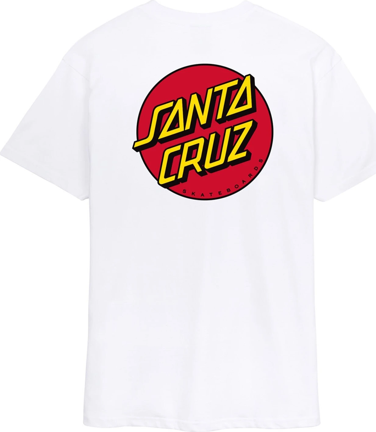 Santa Cruz Dot Chest t-shirt, White, S