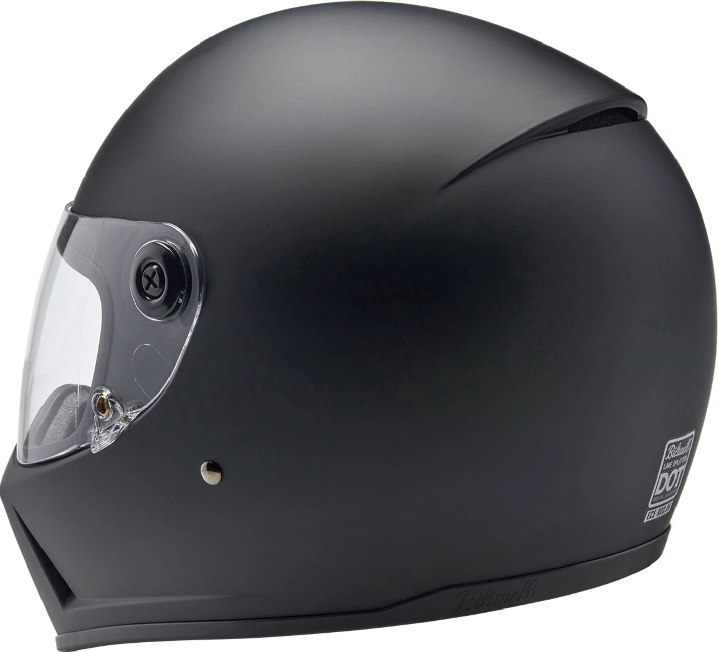 Biltwell Lane Splitter helmet, Black, S, flat