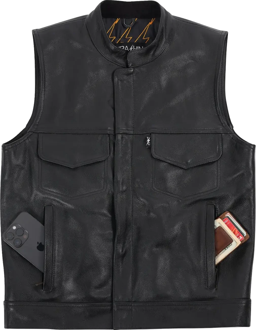 VEST MULHOLLAND LEATHER LARGE