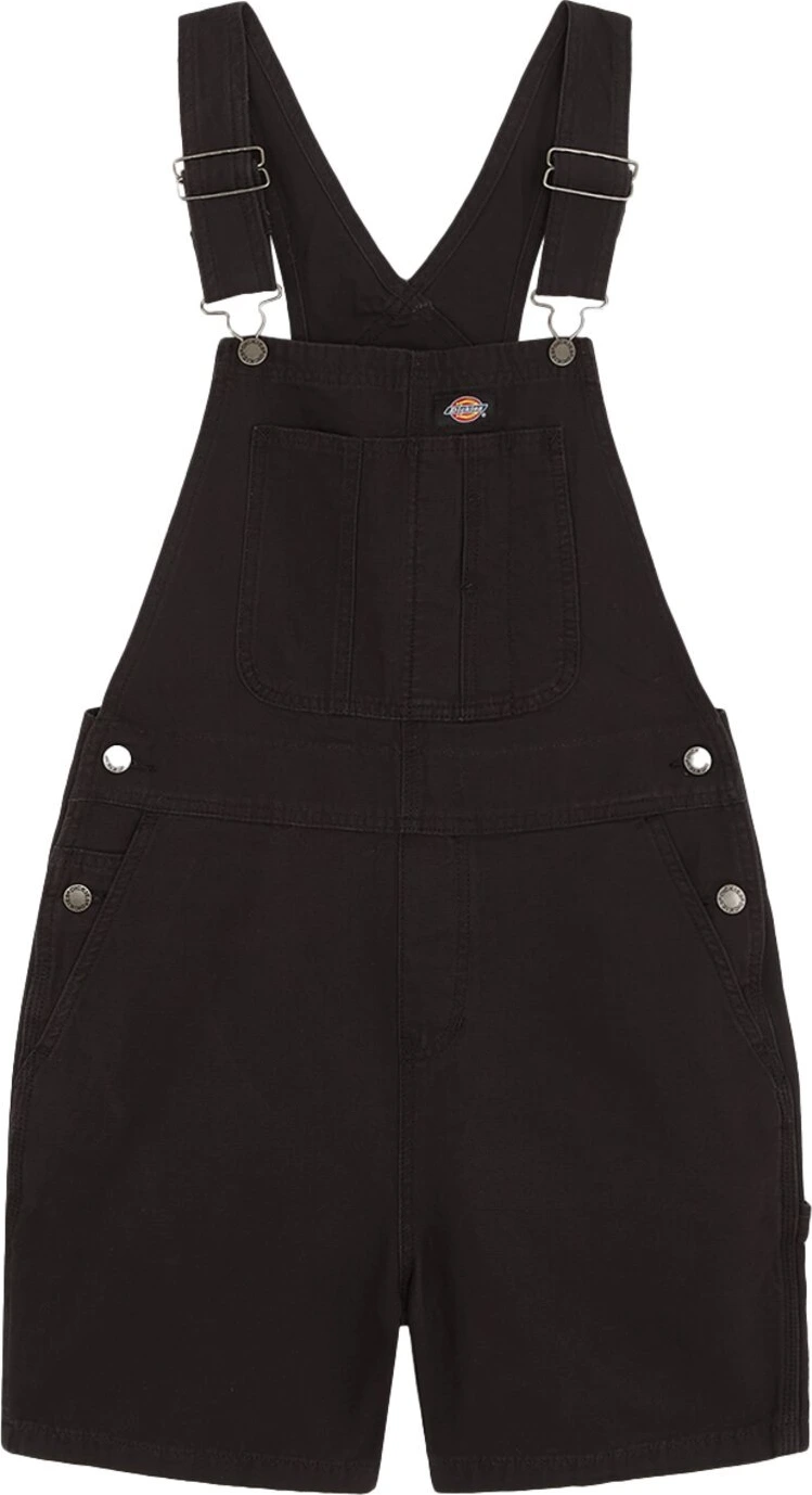 Dickies Canvas short female bib, Black, L