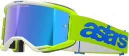 Alpinestars Goggle Vision 5 BLAZE FLUO YELLOW BLUE Mirror BLUE