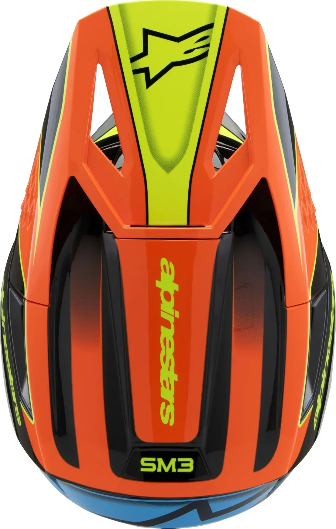 HELMET YTH SM3 FRAY BLK/OR/YL YS
