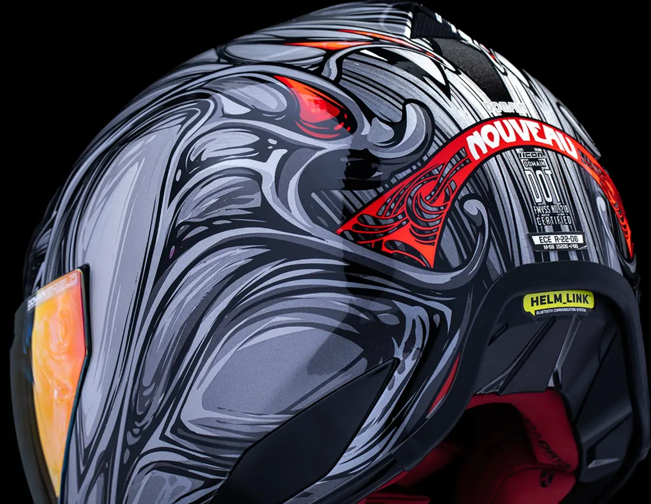 HELMET DOMAIN NOUVEAU SILVER XS