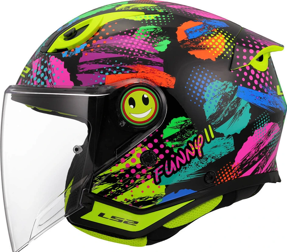 LS2 OF622 FUNNY II JOY Helmet - Black, S