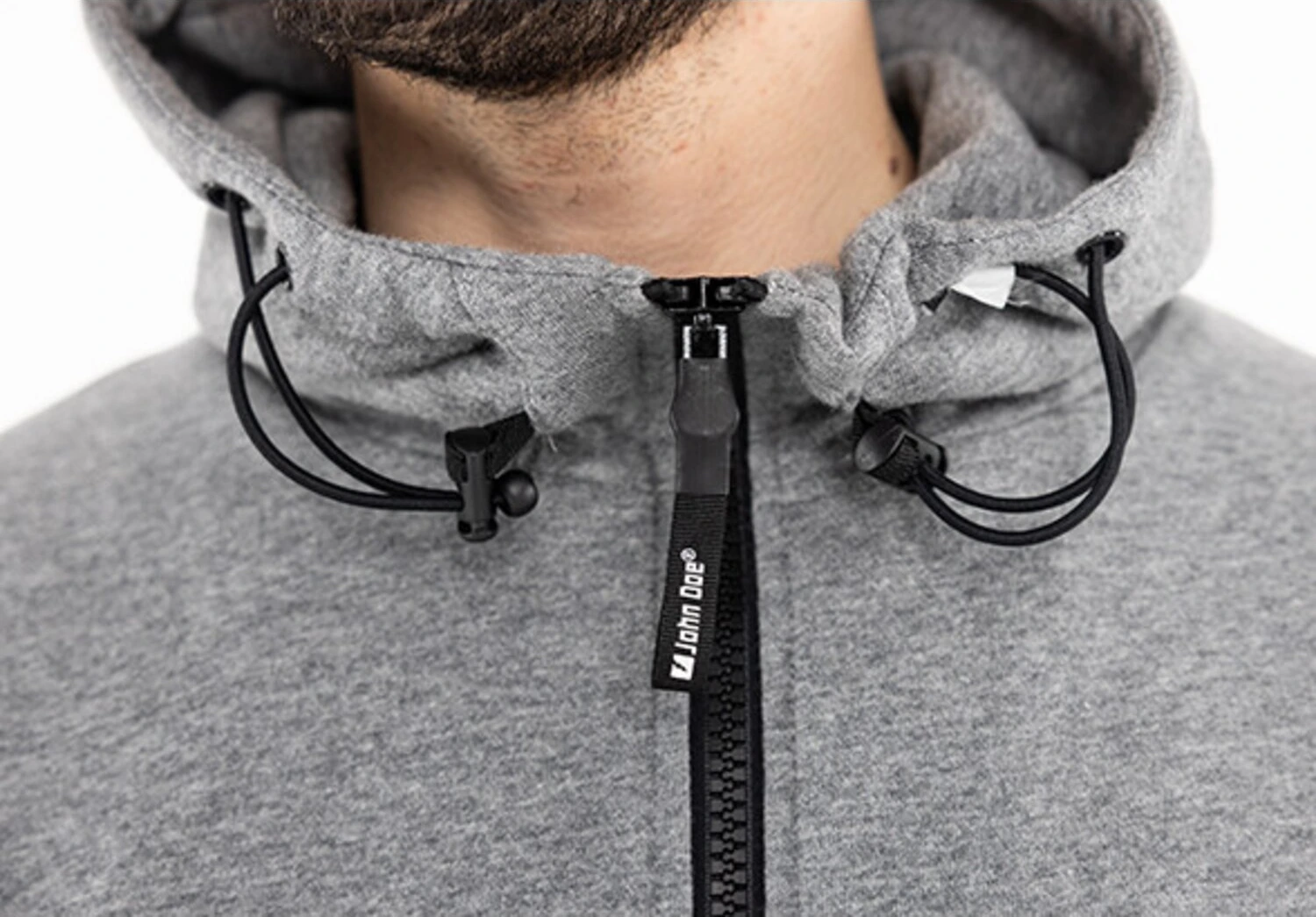 John Doe XTM hoodie V3, gray melange, 2XL