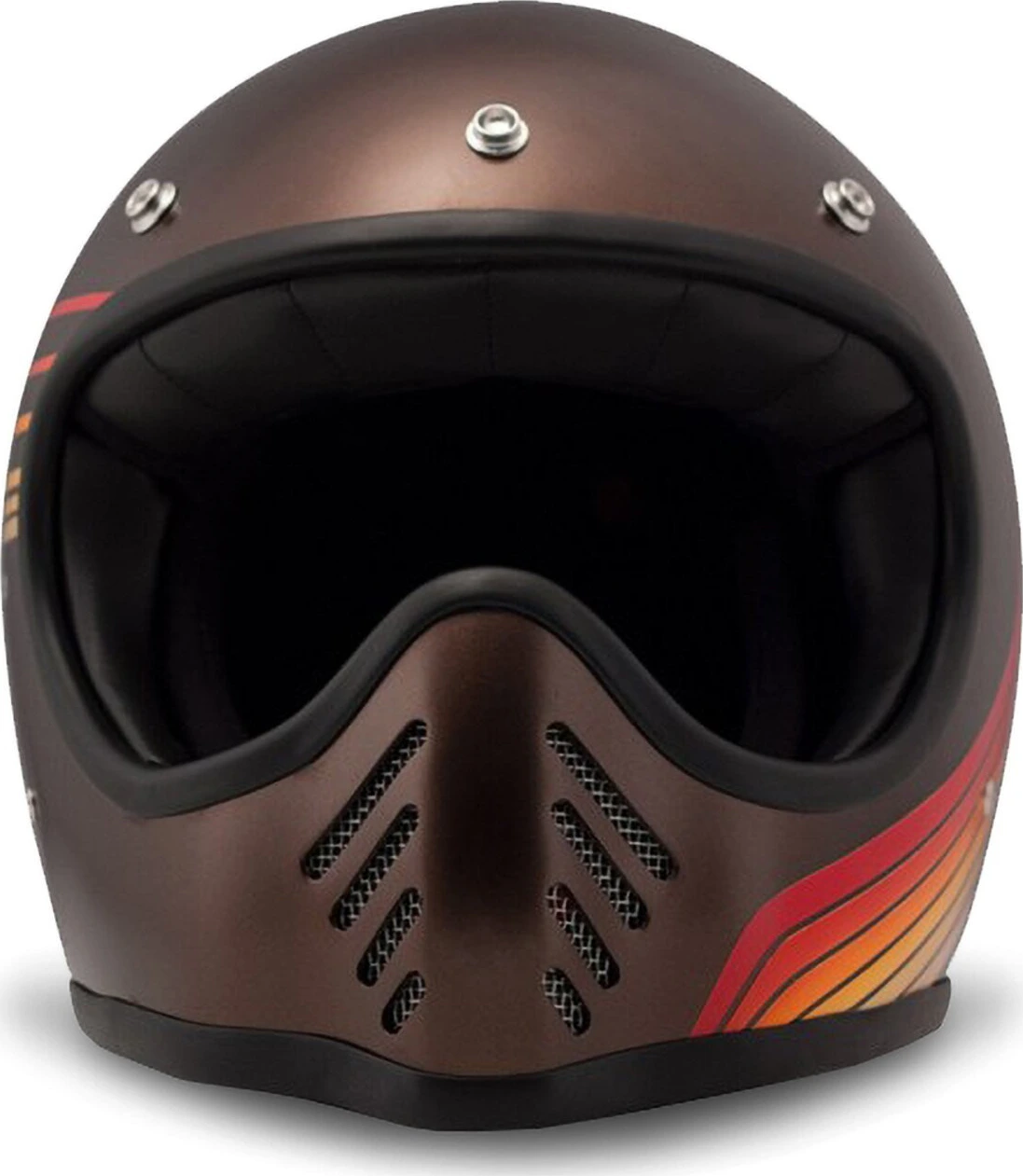 DMD Seventyseven helmet, waves Brown, XS, Metallic