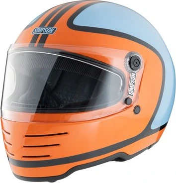 SIMPSON Helmet M62 Hondo Orange/Blue, S