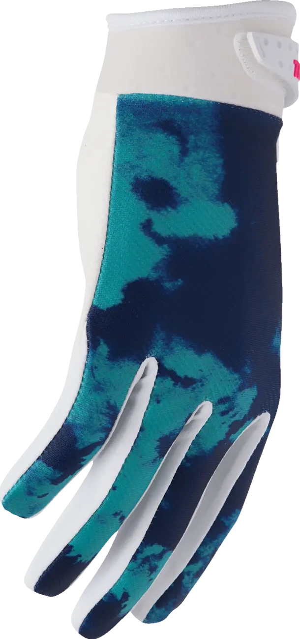 GLOVES LAUNCHMODE BLEACH WHT/AQ XS
