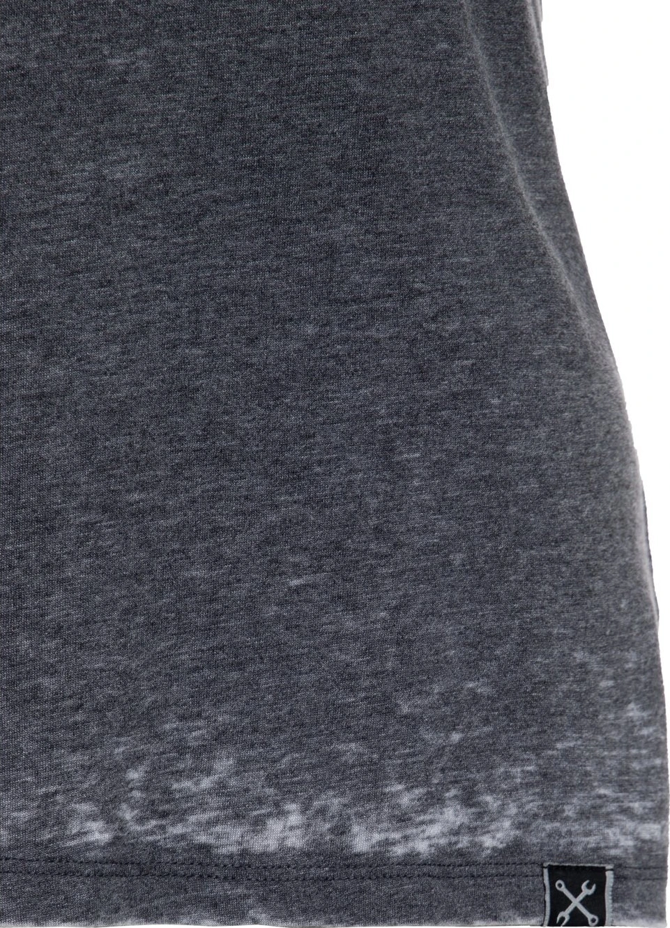 Queen Kerosin Bad ass babe t-shirt anthracite, Gray, S