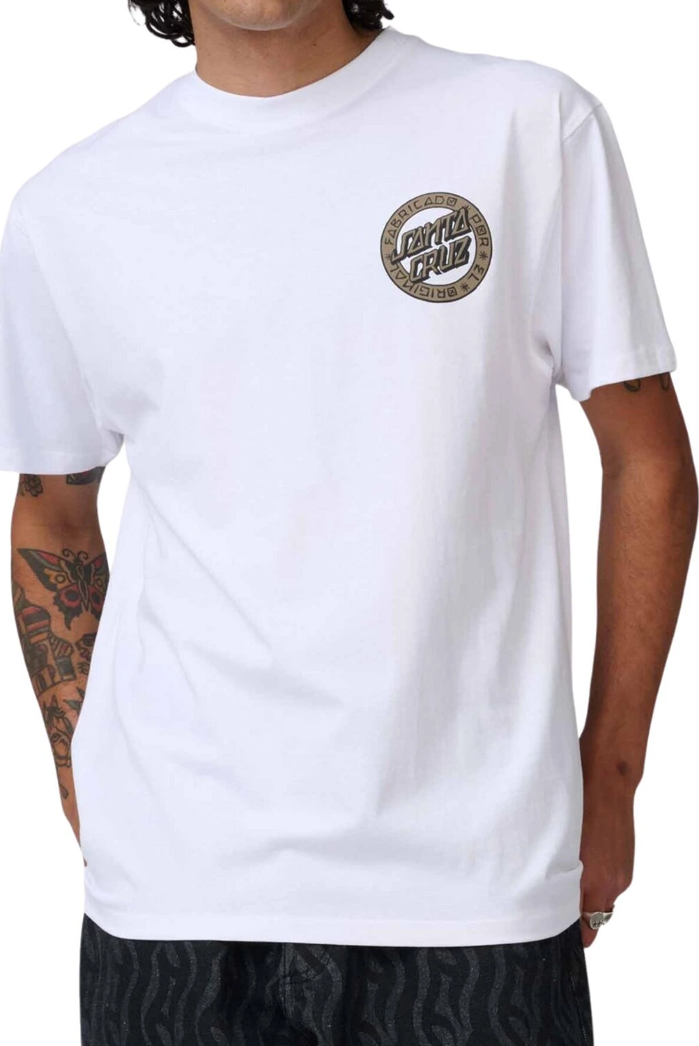 Santa Cruz Loco Dot t-shirt, White, S