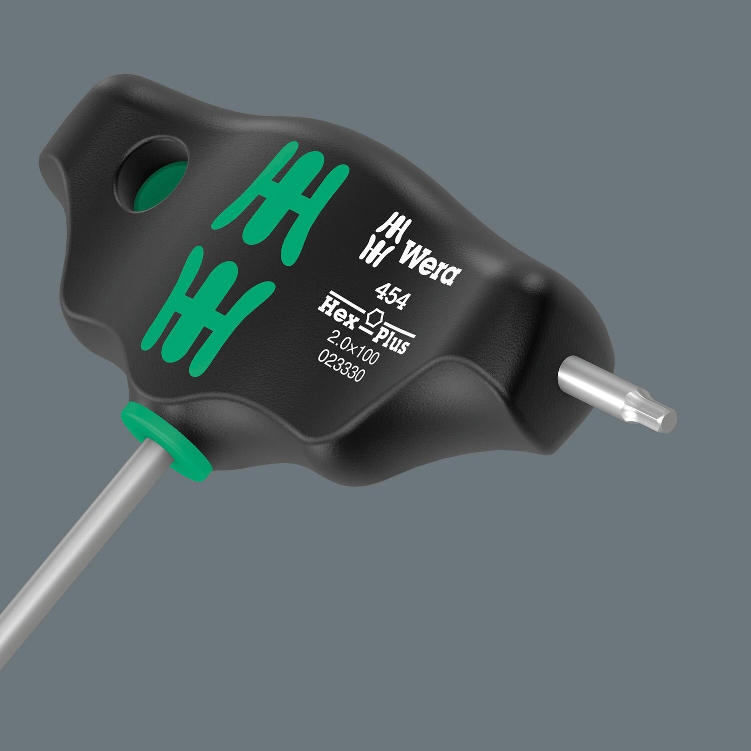 Wera Imperial T-käepide kuuskantvõti seeria 454 Suurus 7/64", Must, Kroom