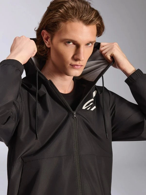 Alpinestars Jacket Speeder Chromium Windbreaker Black/White, L