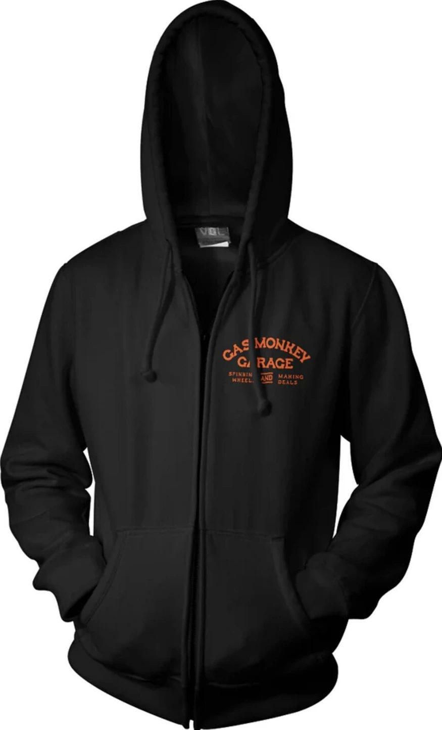 GMG Cash Monkey Zipped hoodie, Black, 2XL