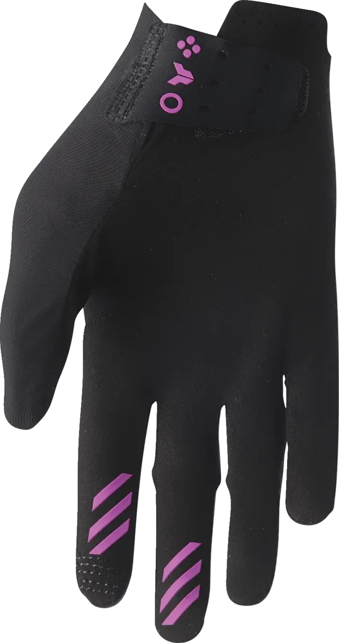 GLOVES WMN SPORTMODE ICONIC BLK/ORCH S