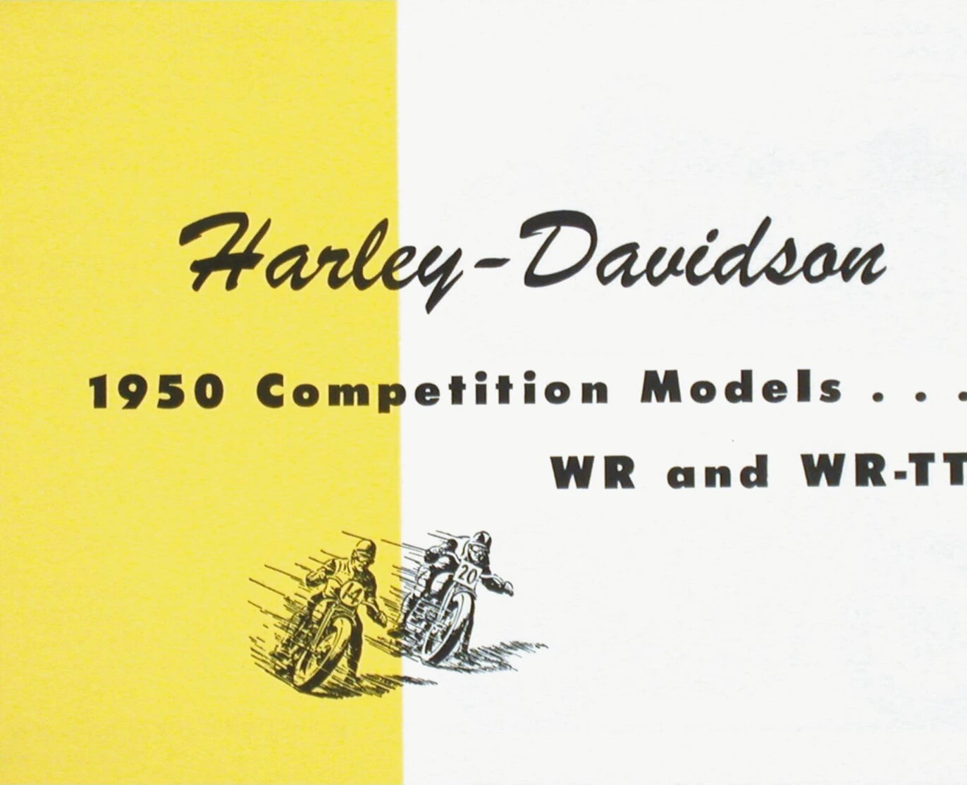 Specification folder 1950 WR, WR-TT