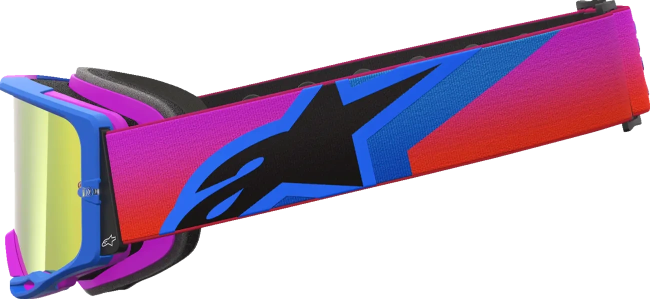 GOGGLE VISION 8 CORP BLUE/PURP/ORG MIRROR-RED
